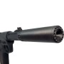 Silenciador 100mm x 28mm de diámetro con rosca metálica de 14mm