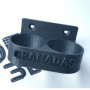 Soporte de pared o armario para granadas de 40mm.