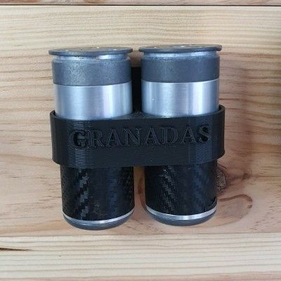 Wall mount or cabinet for 40mm grenades.