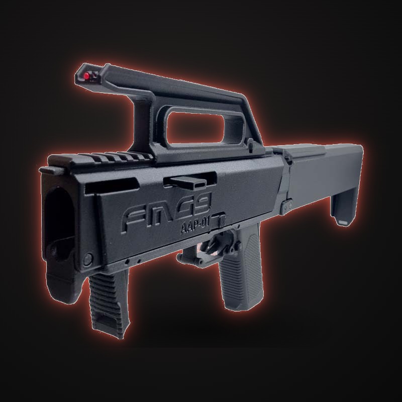 FMG-9 para AAP-01 desplegado en modo subfusil