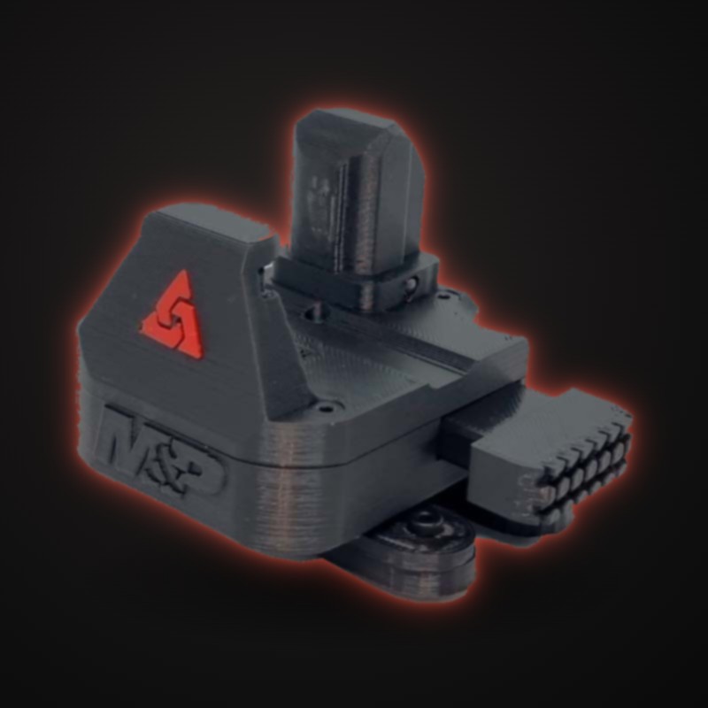 Funda de extracción rápida Smith & Wesson M&P9 con logotipo M&P