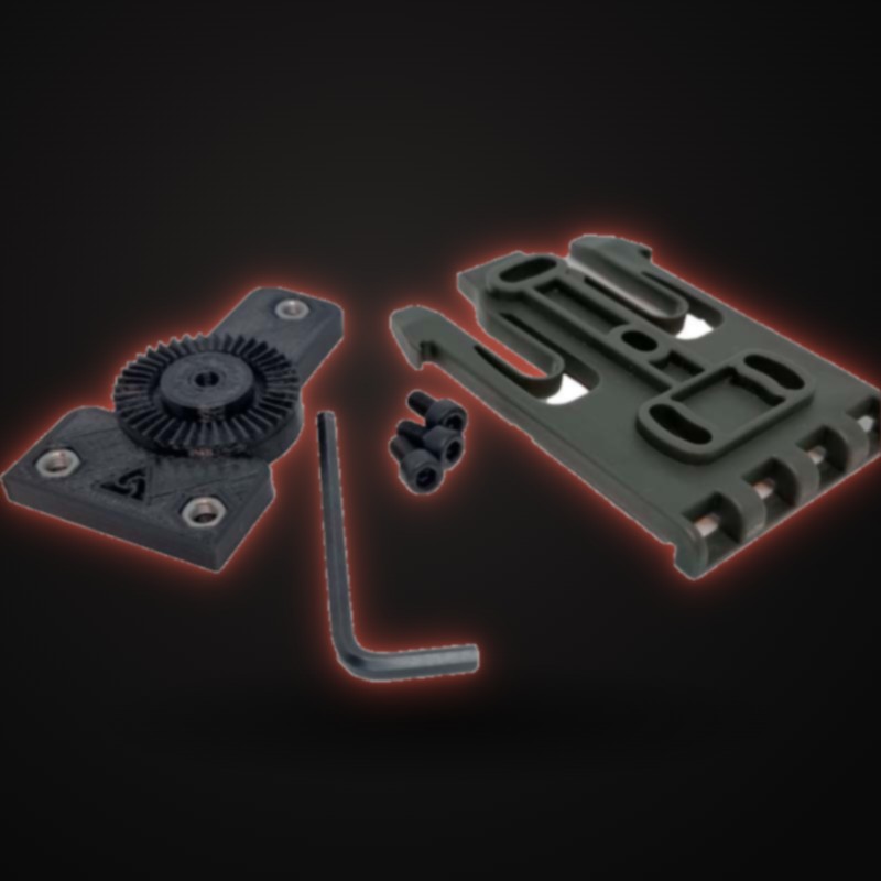 Soportes de cinturón y MOLLE de la funda HK45 con tornillos y llave allen